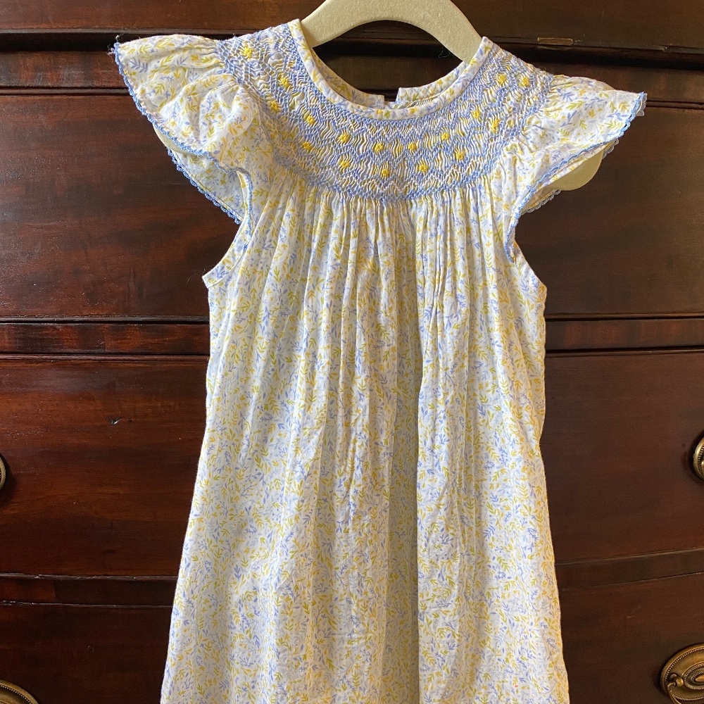 Anavini Smocked Toddler Dress 24 month